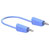 Stäubli 641034-05023 LK-4N-F25 test lead, 50 cm, blue, flexible, 4 mm plugs
