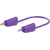 Stäubli 641034-05026 LK-4N-F25 test lead 50cm violet flexible 4mm plugs