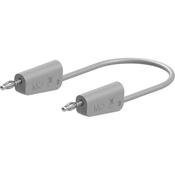 Stäubli 641034-15028 LK-4N-F25 test lead 150cm grey flexible stack...