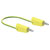 Stäubli 641034-20020 test lead 200cm yellow/green flexible stackable plugs