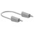 Stäubli 641034-20028 test lead, 200cm, grey, stackable Ø4mm plugs, flexible