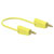 Stäubli 641035-02524 LK-4A-F25 test lead 25cm yellow stackable 4mm plugs