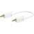 Stäubli 641035-05029 Test lead 50cm White flexible, stackable Ø 4mm plugs