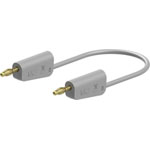 Stäubli 641035-20028 LK-4A-F25 Test lead 200cm Grey flexible stackable plugs