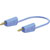Stäubli 641037-15023 LK-4A-S25 Test lead 150 cm blue, flexible, stackable plugs