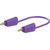 Stäubli 641037-15026 LK-4A-S25 Test lead 150cm Violet flexible stackable plugs