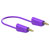 Stäubli 641037-15026 LK-4A-S25 Test lead 150cm Violet flexible stackable plugs