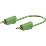 Stäubli 641037-20025 LK-4A-S25 test lead 200cm green flexible Ø4mm plugs