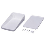 BOPLA 35190036.HMT1 BOP Desk Casing ABS white 200x105x53.6mm