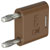 Stäubli 644010-27 KS2-4N-19 connector, brown, Ø 4 mm pin, insulated, brass