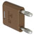 Stäubli 644010-27 KS2-4N-19 connector, brown, Ø 4 mm pin, insulated, brass