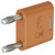 Stäubli 644010-30 KS2-4N-19 connector, 4 mm orange, insulated brass plug
