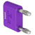 Stäubli 644012-26 KS-4N-19 connector, violet, 4 mm pin, insulated brass