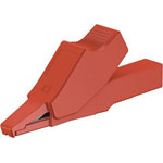 Stäubli 659188-22 XKK-200 safety terminal CAT III red brass, 2mm socket
