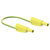 Stäubli 662010-07520 SLK-4N-F10 test lead 75cm yel-gr flexible stackable plugs