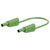 Stäubli 662010-07525 SLK-4N-F10 Test lead 75 cm green flexible stackable plugs