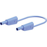 Stäubli 662010-10023 SLK-4N-F10 test lead 100cm blue flexible stackable plugs