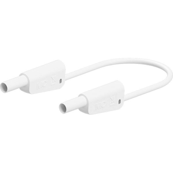 Stäubli 662012-15029 SLK-4N-S10 test lead 150cm white stackable plugs