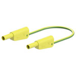 Stäubli 662012-20020 SLK-4N-S10 Test lead 200 cm yellow, stackable plugs