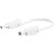 Stäubli 662013-05029 SLK-4A-S10 Test lead, 50cm white, Ø4mm stackable plugs