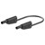Stäubli 662013-10021 SLK-4A-S10 test lead 100cm black flexible stackable plugs