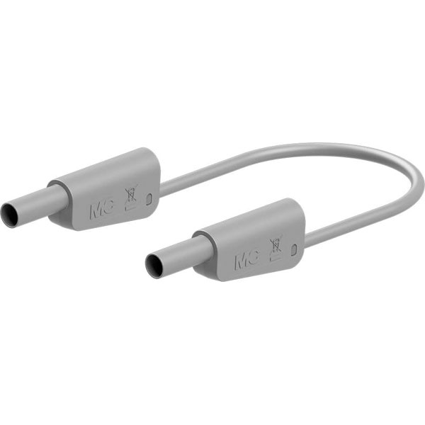 Stäubli 662013-20028 SLK-4A-S10 test lead, 200 cm grey, stackable ...