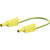 Stäubli 662014-02520 SLK-4N-F25 test lead 25 cm, yellow/green, stackable plugs