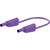 Stäubli 662014-02526 SLK-4N-F25 Test lead 25cm violet flexible stackable plugs