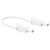 Stäubli 662014-02529 Test lead 25 cm white flexible stackable Ø 4 mm plugs