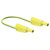 Stäubli 662014-05020 SLK-4N-F25 Test lead 50cm yellow-green stackable plugs