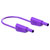 Stäubli 662014-05026 SLK-4N-F25 test lead 50 cm violet flexible stackable plugs