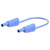 Stäubli 662014-07523 SLK-4N-F25 test lead 75cm blue flexible stackable plugs