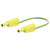 Stäubli 662014-15020 Test lead 150cm Yellow/Green, stackable Ø4mm plugs