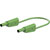 Stäubli 662015-02525 SLK-4A-F25 Test lead 25cm green flexible stackable plugs