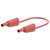 Stäubli 662015-05022 SLK-4A-F25 test lead 50cm red flexible Ø4mm lamella plugs