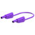 Stäubli 662015-05026 test lead, 50cm, violet, flexible, stackable plugs