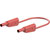 Stäubli 662016-05022 SLK-4N-S25 Test lead 50cm Red, stackable Ø4mm plugs