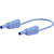 Stäubli 662016-20023 SLK-4N-S25 Test lead, Blue, 200 cm, Ø4 mm stackable plugs