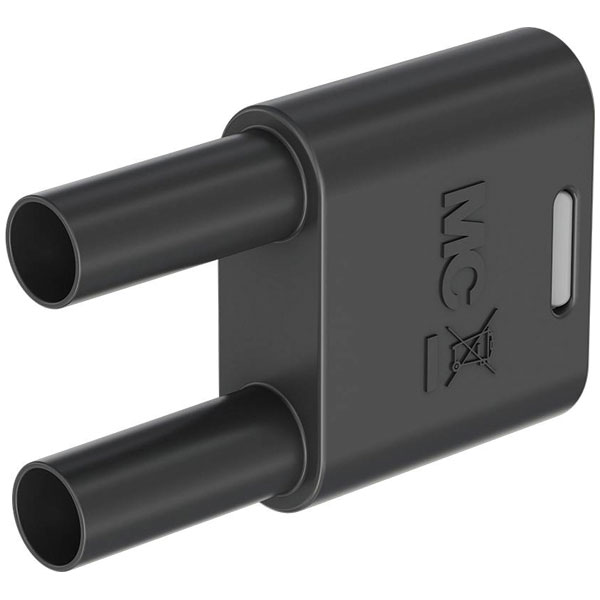 Stäubli 664010-21 SKS2-4N-19 Connector, 4 mm pin, brass, insulated...
