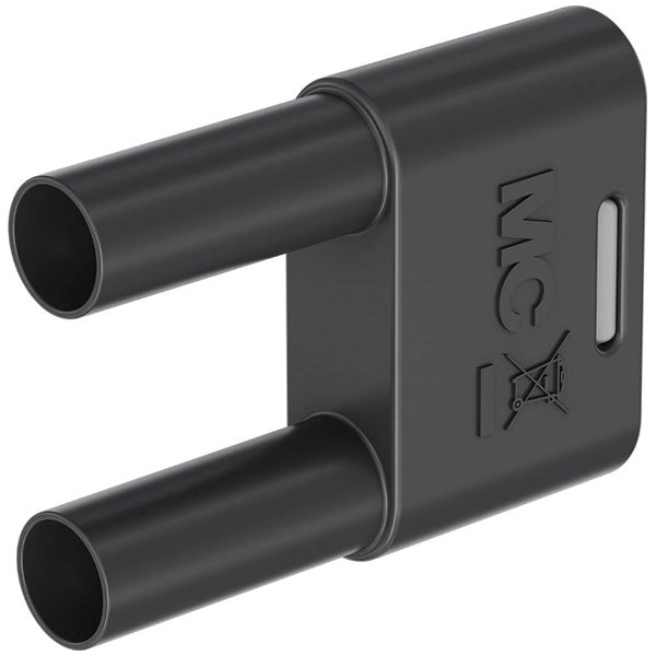 Stäubli 664012-21 SKS-4N-19 Connector Black, 4 mm Pin, Insulated, ...