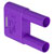 Stäubli 664012-26 SKS-4N-19 Connector, 4mm violet pin, brass, insulated sleeve