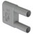 Stäubli 664012-28 SKS-4N-19 connector grey 4mm brass insulated pin with sleeve