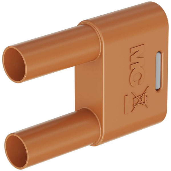 Stäubli 664012-30 SKS-4N-19 Connector 4mm Pin Orange Insulated Bra...
