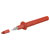 Stäubli 669112-22 PP-115/4 red CAT II safety test probe Ø4mm with cap