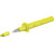 Stäubli 669112-24 PP-115/4 safety probe CAT II yellow Ø4mm with cap