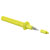 Stäubli 669112-24 PP-115/4 safety probe CAT II yellow Ø4mm with cap