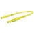 Stäubli 669394-10024 XSMF-419 banana jack test lead 100 m yellow 4 mm