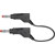 Stäubli 669405-05021 safety test lead, banana jack 4mm, 050m, black