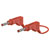 Stäubli 669405-05022 safety test lead banana jack 4 mm 05 m red 1 pc