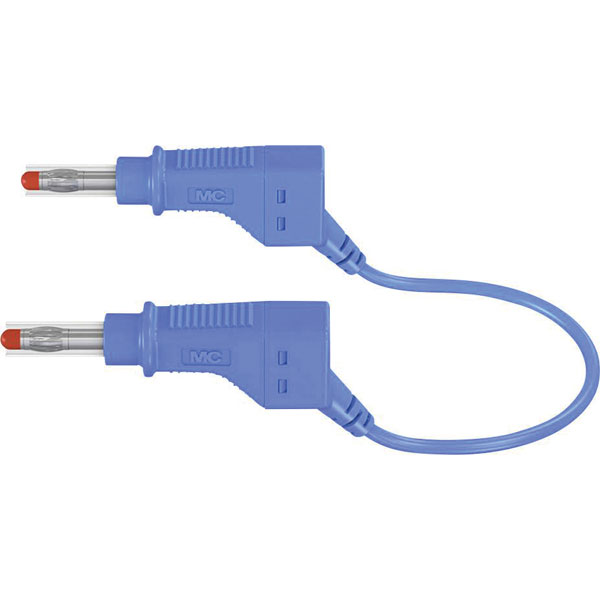 Stäubli 669405-20023 safety test lead 4 mm 200 m blue highly flexi...
